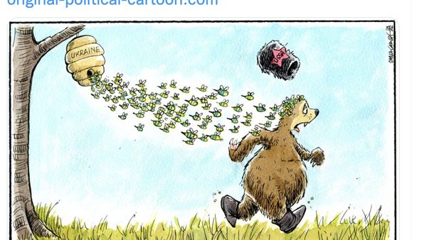 Kartun Viral yang Menohok Tentang Invasi Rusia ke Ukraina