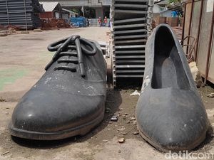 Tugu Sepatu Cibaduyut Dipindah Gegara Pembangunan Flyover Kopo