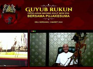 Momen Ganjar Mendadak Jadi Dalang, Bawa Pesan Kerukunan untuk Pujakesuma