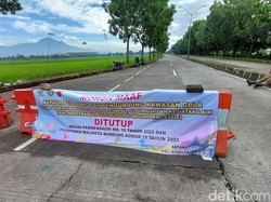 Pasar Tumpah GBLA Ditutup Imbas PPKM Level 3 Kota Bandung