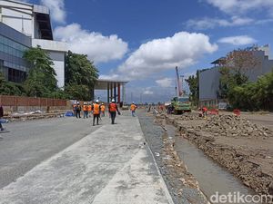 Penampakan Sirkuit Formula E di Ancol yang Kini Sudah Mulai Diaspal