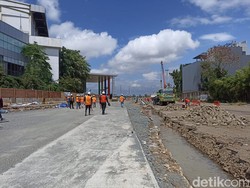 Penampakan Sirkuit Formula E di Ancol yang Kini Sudah Mulai Diaspal