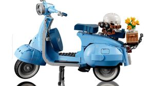 Potret Replika Vespa 125 dari Lego, Cocok Buat Kolektor Nih