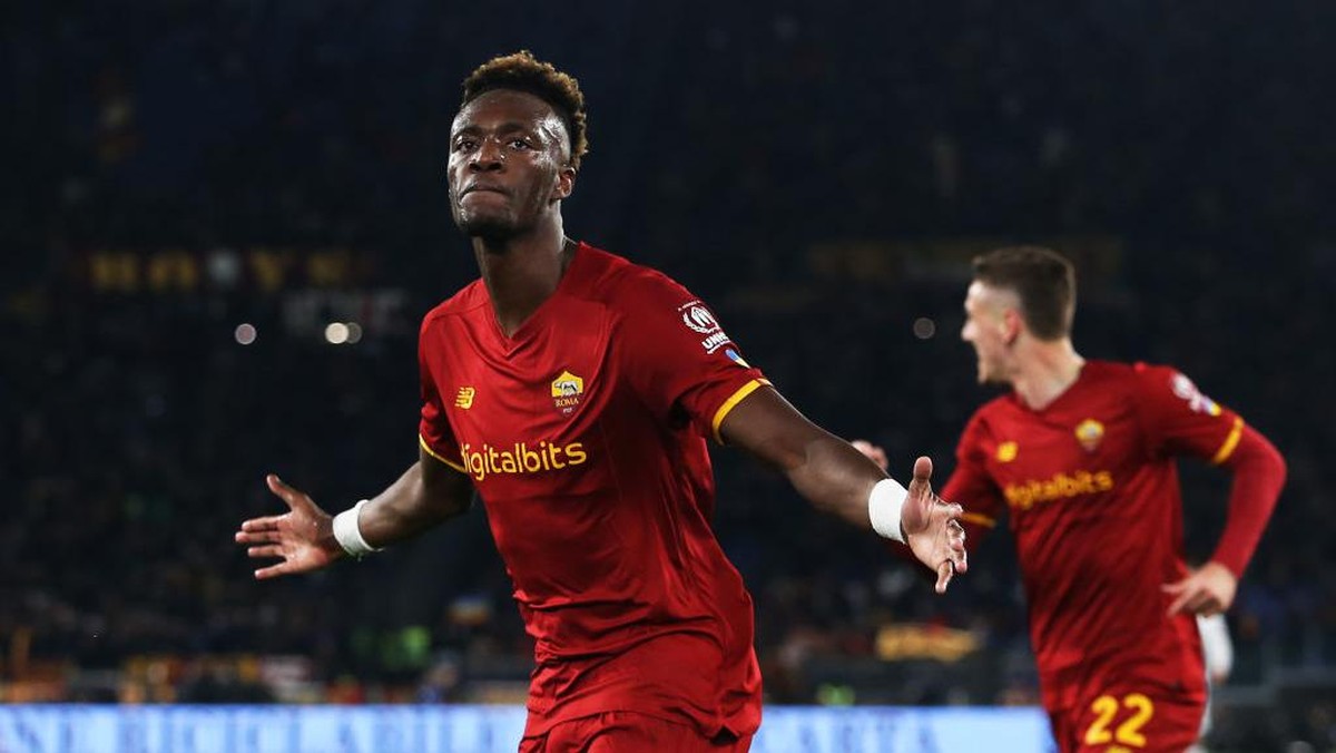 Tammy Abraham langsung tajam di musim debut bareng AS Roma. (Foto: Getty Images/Paolo Bruno)