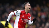 Gabriel Martinelli, penyerang sayap asal Brasil ini usianya masih 21 tahun (Getty Images/Alex Pantling)