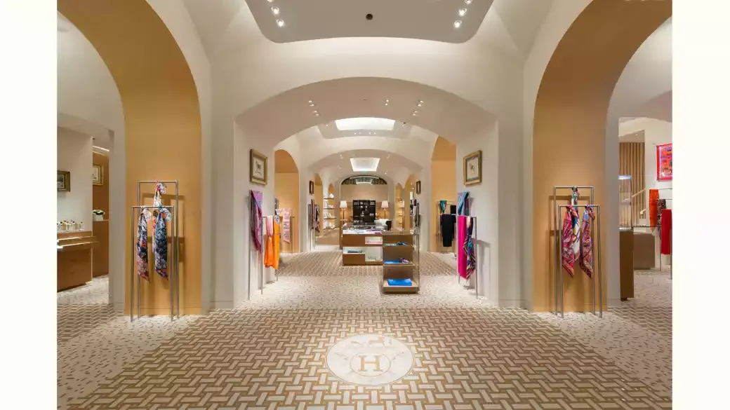 Butik Hermes di Moskow, Rusia