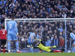 Walau bermain selama 80 menit, De Bruyne bahkan tercatat memiliki peluang lebih banyak dibanding rekan-rekan setimnya (5 berbanding 2), serta lebih banyak dibanding seluruh pemain MU (AP)