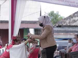 Bupati Tulang Bawang Buka Festival Megou Pak & Seni Budaya 2022