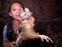 Dede Inoen dan Konten Fenomenal Makan Raja Jin