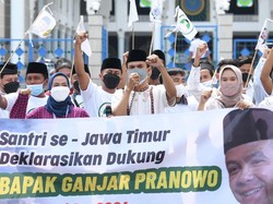 Aliansi Santri Jatim Deklarasi Dukung Ganjar Jadi Capres di 2024