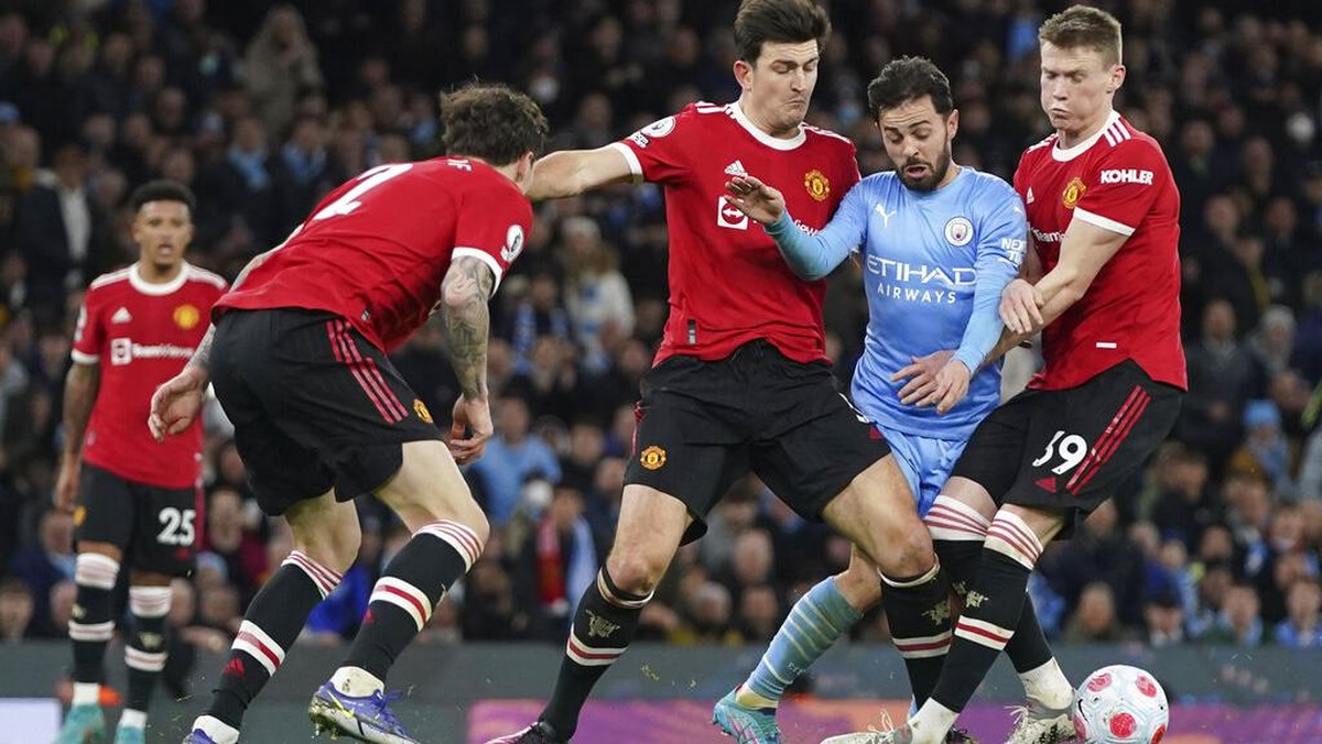 Manchester City vs Manchester United di Liga Inggris pekan ini. (Foto: AP/Jon Super)