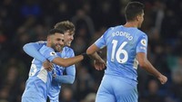 Sembilan lawan terakhir Manchester City adalah kontra Burnley, Liverpool, Wolves, Brighton, Watford, Leeds United, Newcastle United, West Ham United, Aston Villa (AP)