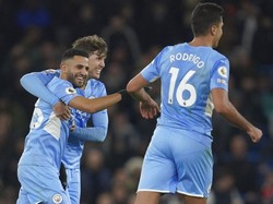 Sembilan lawan terakhir Manchester City adalah kontra Burnley, Liverpool, Wolves, Brighton, Watford, Leeds United, Newcastle United, West Ham United, Aston Villa (AP)