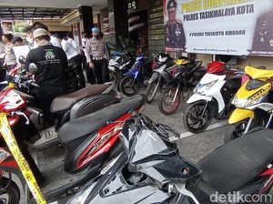 Daftar 55 Motor Curian Diamankan Polres Tasikmalaya, Cek di Sini!