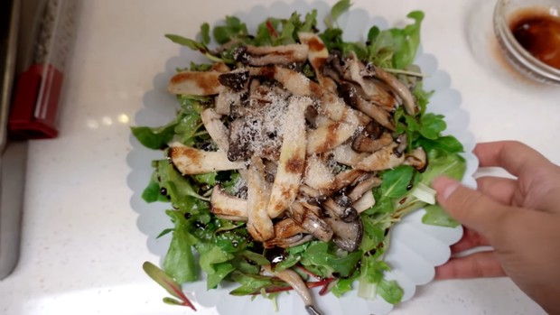 A Fattening Mushroom Salad