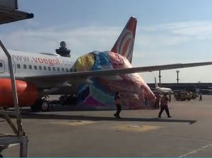 Ngawur! Ada Balon Udara Mendarat di Bandara dan Tutupi Pesawat Ngawur! Ada Balon Udara Mendarat di Bandara dan Tutupi Pesawat