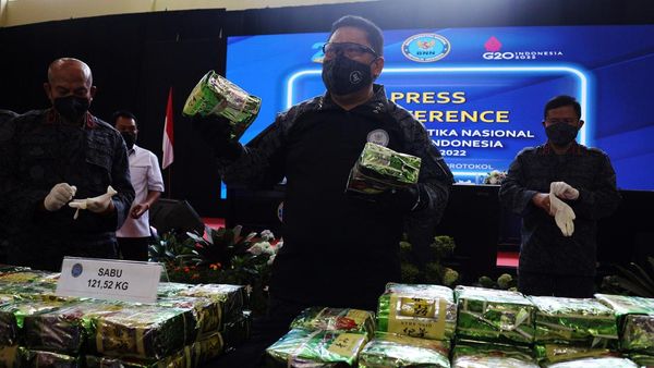 BNN Amankan 121,52 Kg Sabu
