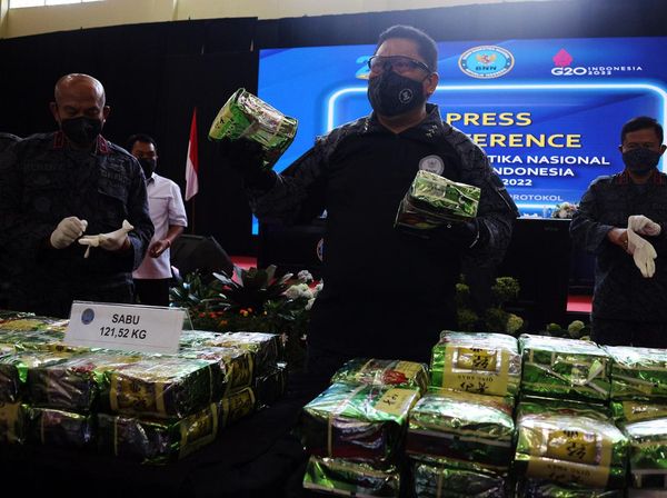 BNN Amankan 121,52 Kg Sabu