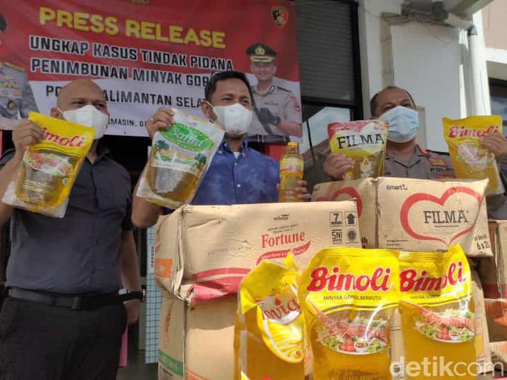 Polisi Bongkar Penimbunan Minyak Goreng di Kalsel, 31.320 Liter Disita