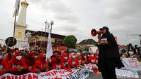 Potret Aksi Memperingati Hari Perempuan di Yogyakarta