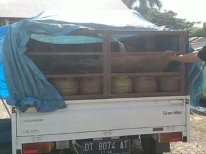 Polisi Tangkap 2 Penyelundup 380 Tabung Gas Subsidi Ilegal di Konawe