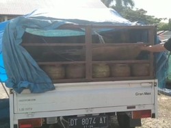 Polisi Tangkap 2 Penyelundup 380 Tabung Gas Subsidi Ilegal di Konawe