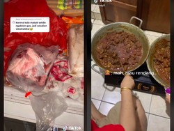 Ngidam Rendang, Wanita Ini Dibuatkan Rendang 10 Kg oleh Ibunya