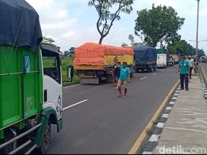 Sopir Truk di Nganjuk Di-sweeping, Diajak Mogok Kerja-Demo ODOL Sopir Truk di Nganjuk Di-sweeping, Diajak Mogok Kerja-Demo ODOL