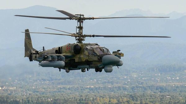Ini Helikopter Ka-52 Alligator Milik Rusia yang Lawan Mobil Lapis Baja Ukraina