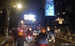 Persib Menang, Bobotoh Konvoi Lagi di Jalanan Bandung