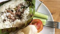 Nasi Bakar Para Pengembara di Cipanas, Menggoda Rasa