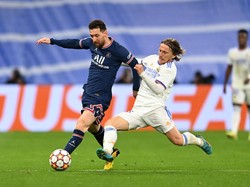 Bahkan, Messi sudah gagal bikin assist atau gol di sembilan pertandingan terakhirnya kontra Real Madrid! (Getty Images/David Ramos)
