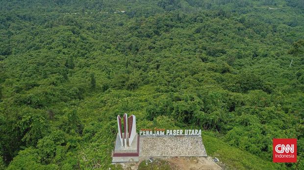 Lanskap Taman Hutan Raya Bukit Soeharto. Kalimantan Timur. Jumat, 11 Februari 2022.