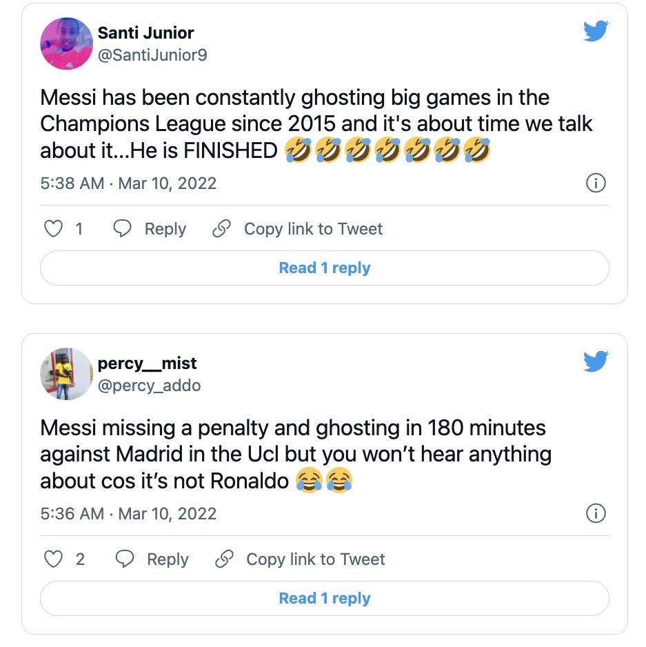 Messi vs Real Madrid