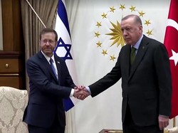 Momen Pertemuan Erdogan-Presiden Israel, Siap Jalin Kerja Sama