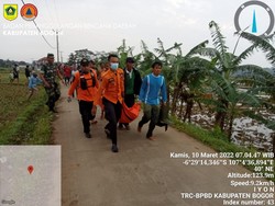 Pencari Ikan Hanyut di Sungai Cipamingkis Bogor Ditemukan Tewas