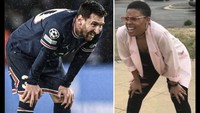 Salah satu ledekan Messi yang dinilai tak berdaya ketika PSG disingkirkan Real Madrid. Foto: dok. Twitter
