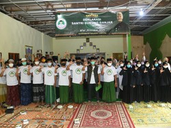 Kumpulan Santri di Lampung Deklarasi Dukung Ganjar Nyapres 2024