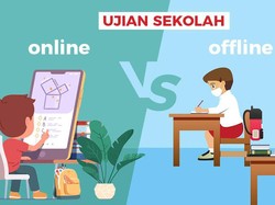 Setujukah detikers, Ujian Sekolah Offline?