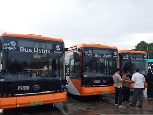 52 Bus Listrik Transjakarta Sudah Mengaspal