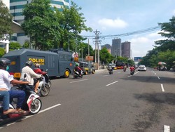 Frontage Ahmad Yani Surabaya Disiapkan untuk Pendemo Sopir Tolak ODOL