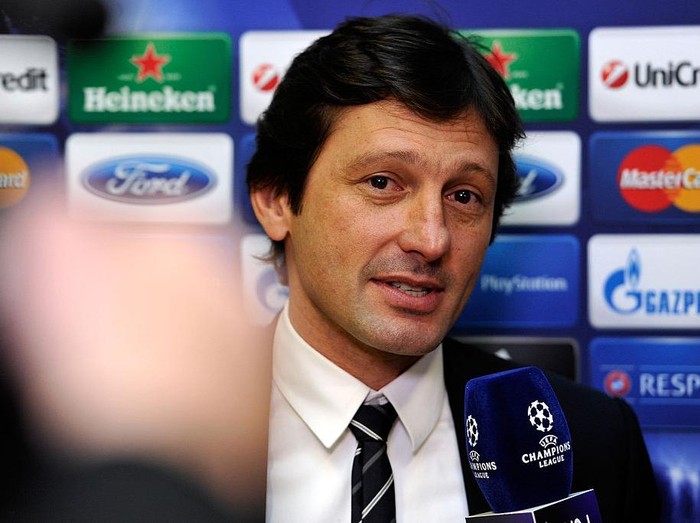 NYON, SWITZERLAND - MARCH 15:  Leonardo, Paris Saint-Germain Sporting Director gives an interview after the UEFA Champions League quarter finals draw at the UEFA headquarters on March 15, 2013 in Nyon, Switzerland.  (Photo by Harold Cunningham/Getty Images)