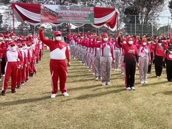 Sambut HUT Tulang Bawang Ke-25, Bupati Gelar Lomba Senam dan Futsal