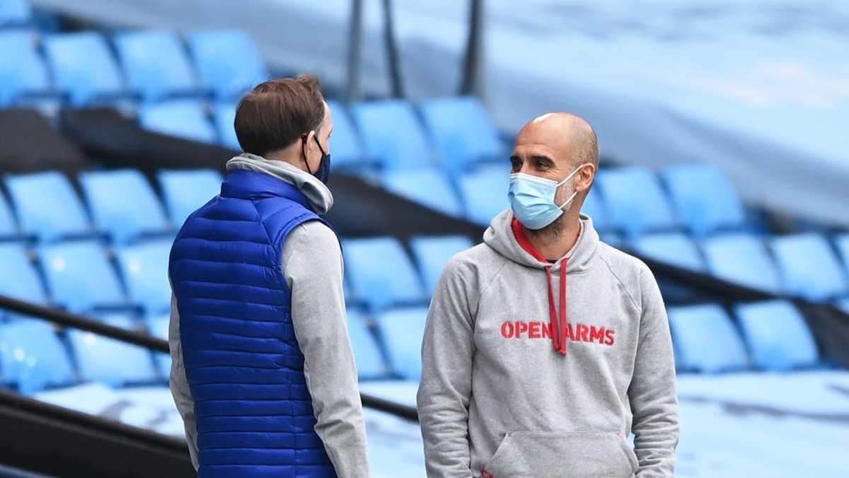Pep Guardiola turut bersimpati dengan Thomas Tuchel dan Chelsea (Getty Images/Shaun Botterill)