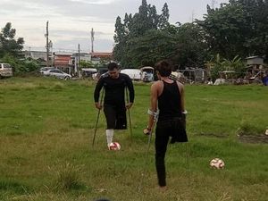 Lapangan Tak Ramah Difabel, PERSAS Caper ke Pemkot Surabaya Lapangan Tak Ramah Difabel, PERSAS Caper ke Pemkot Surabaya