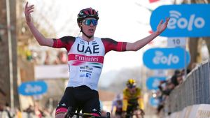 Pogacar Tampil Ganas di Etape 4 Tirreno-Adriatico 2022
