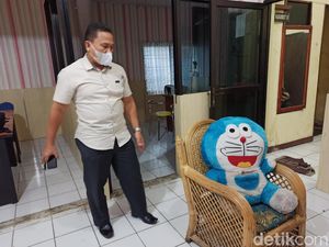 Residivis di Bengkulu Kedapatan Simpan Sabu dalam Boneka Doraemon
