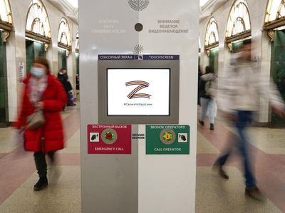 Simbol Huruf Z Mejeng di Kota-kota Besar Rusia, Ini Maksudnya