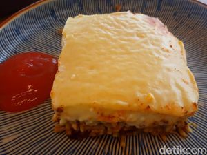 Creamy Yummy, Enaknya Spageti Panggang di Merindu Canteen