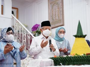 Syukuran Ultah Ke-79, Maruf Amin: Semoga Diberi Hidup yang Berkah